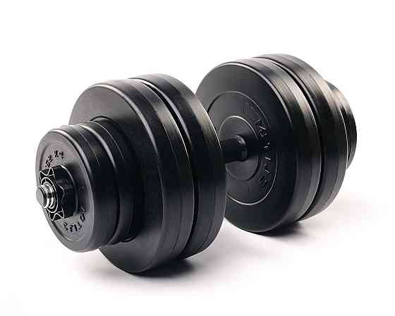 Гантель Elitum 11 кг композитная, наборная, силовая, для фитнеса и зала Киев