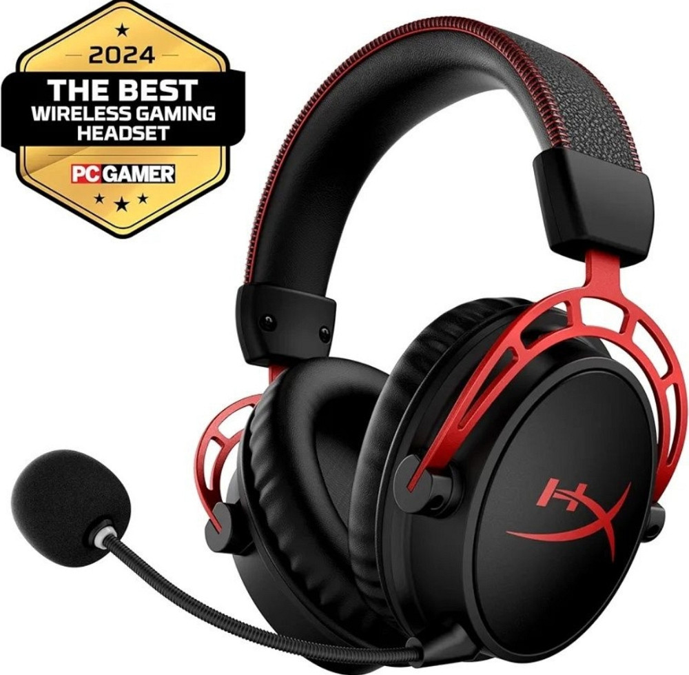 Безпроводные Навушники з мікрофоном HyperX Cloud Alpha Wireless Black (4P5D4AA) open box. Киев - изображение 5