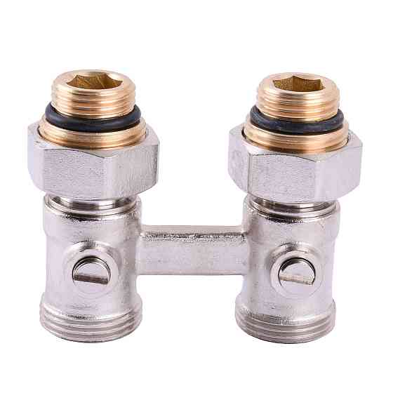 Вузол нижнього підключення панельного радіатора SOLOMON NV 5103 прямий кульовий 3/4″ Тернополь