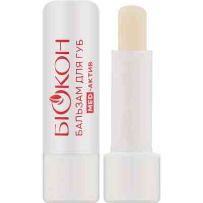 Бальзам для губ Біокон MED-актив 4.6 г (4823110302859) Вінниця