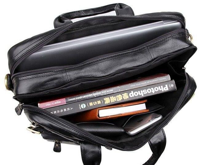 Сумка чоловіча трансформер Чорна (Vintage) Київ - фото 14