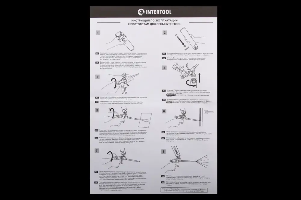 Інтенtool пістолет для монажної піни (4 насадки) Вінниця - фото 4