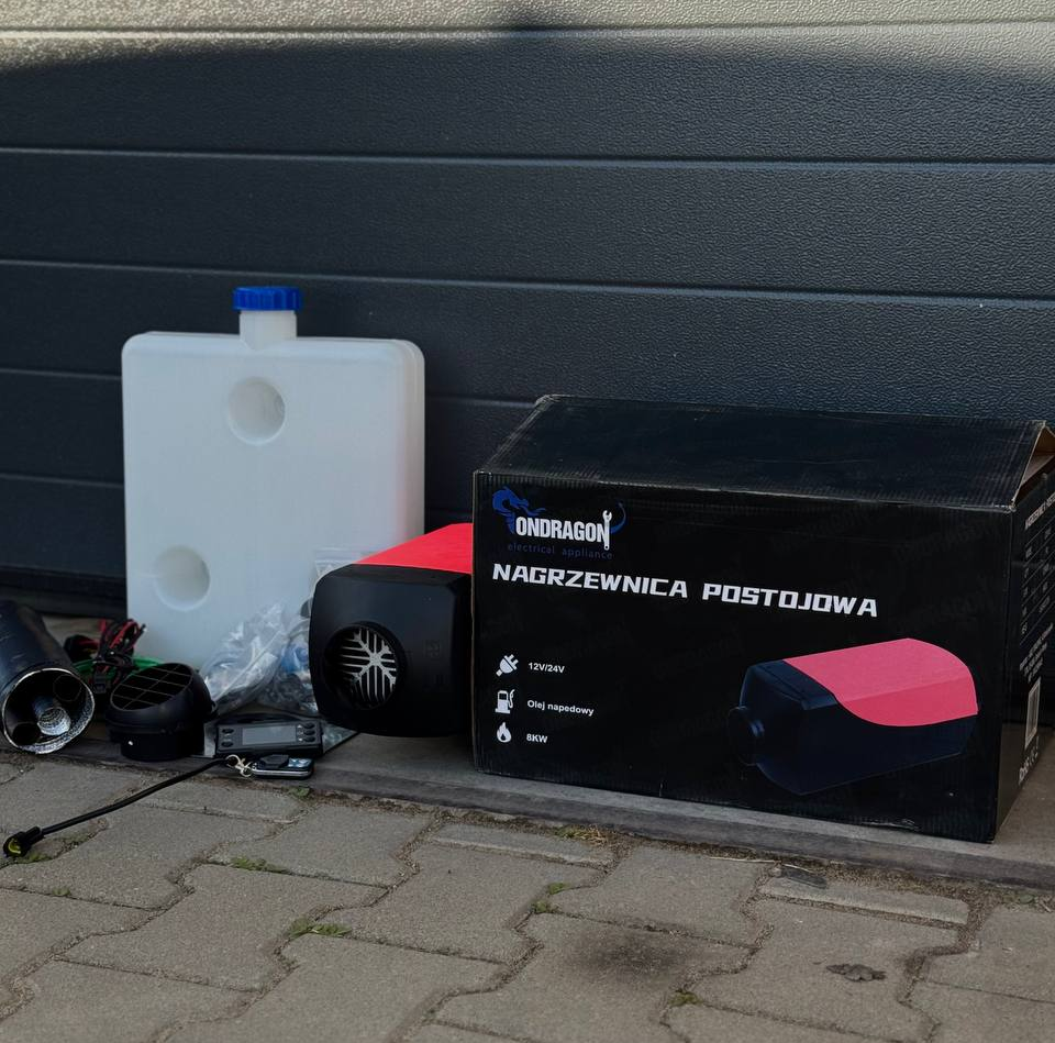 Автономний дизельний обігрівач (Webasto) Ondragon 8 кВт 12/24В, LCD-дисплей, таймер, пульт ДК Київ - фото 7