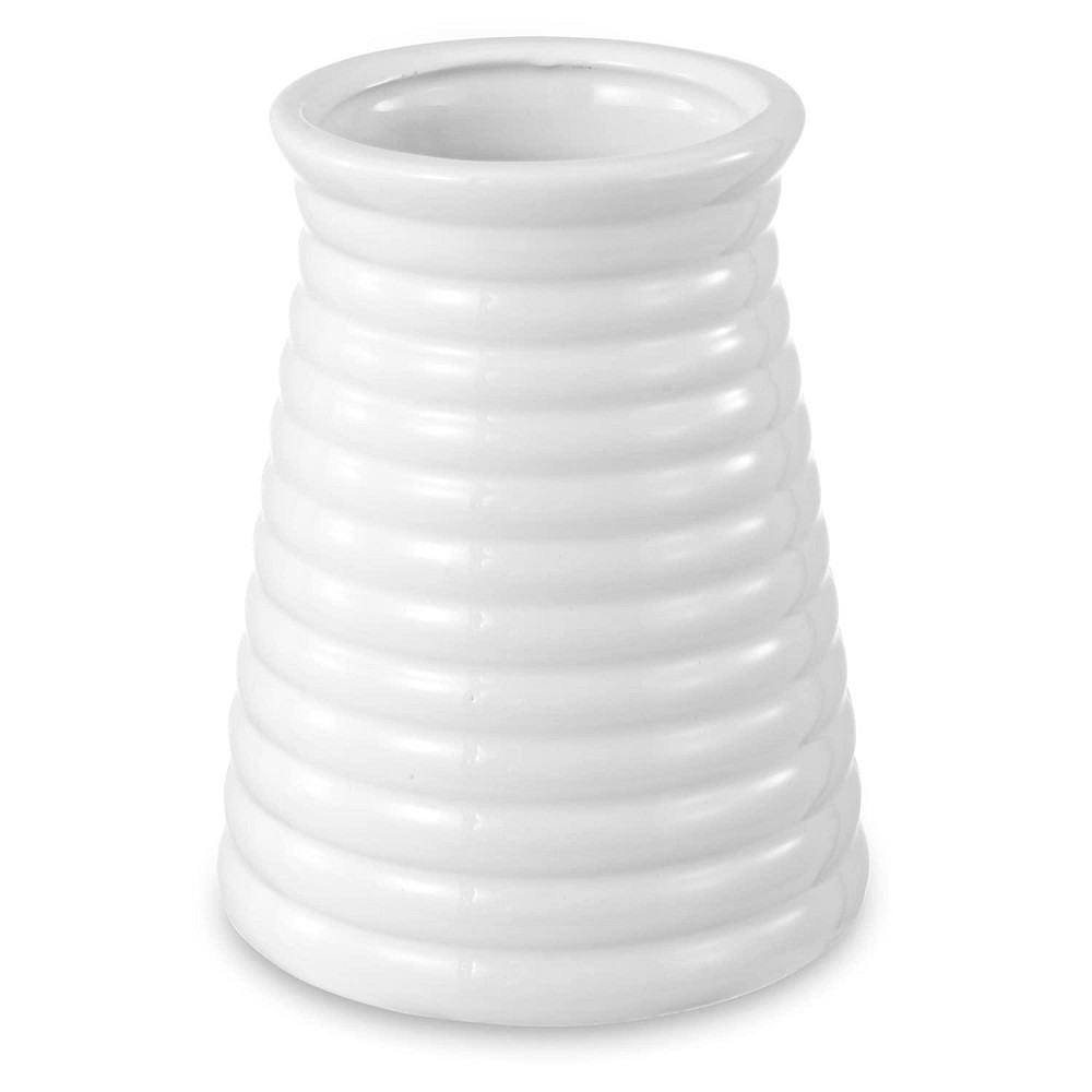 Мінімалістична біла керамічна ваза (товар з вітрини) Луцьк - фото 3