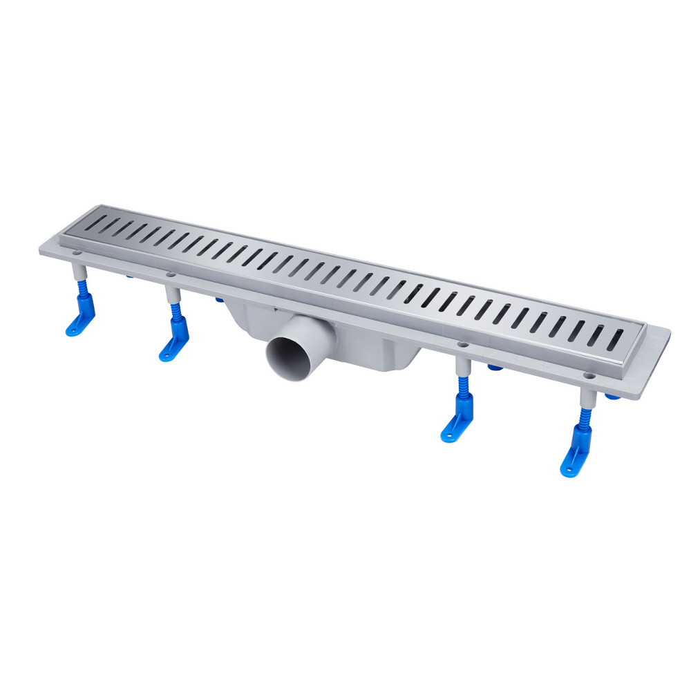 Трап Qtap Dry FA304-600 линейный с сухим затвором и нержавеющей решеткой 600х73 Киев - изображение 1