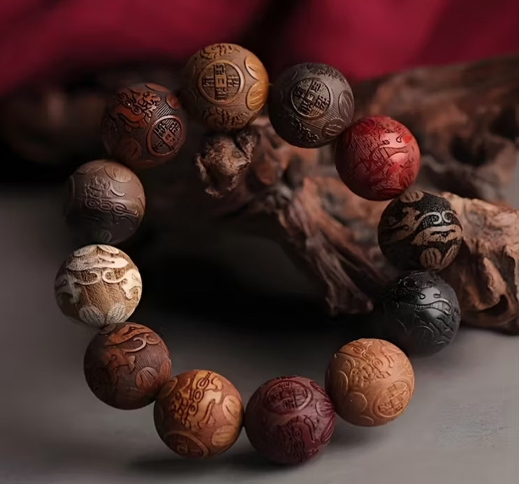 Браслет из резных бусин – денежный талисман удачи и защиты Киев - изображение 4