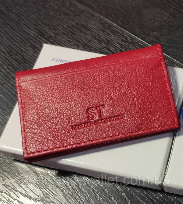 Жіночий шкіряний картхолдер обкладинка на права та Id карту ST Leather Київ - фото 1