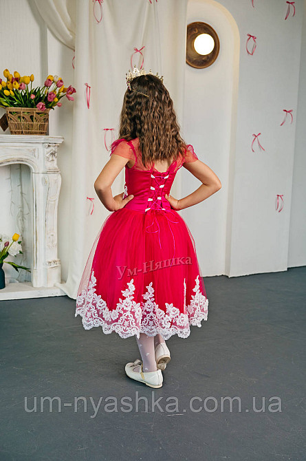 Дитяча малинова сукня 116-128 Кривий Ріг - фото 5