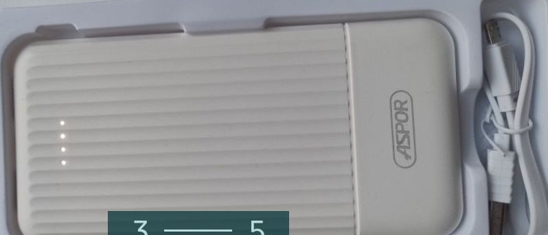 Павербанк Power Bank Aspor 10000mAh. Київ - фото 1