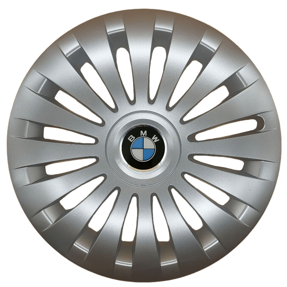 Автомобільні модельні ковпаки R17 BMW 504 4шт, SJS, сріблясті Київ - фото 1