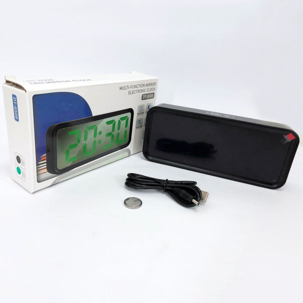 Настільний годинник з електронною індикацією, Класичний настільний годинник LED IG-14 Львів - фото 8