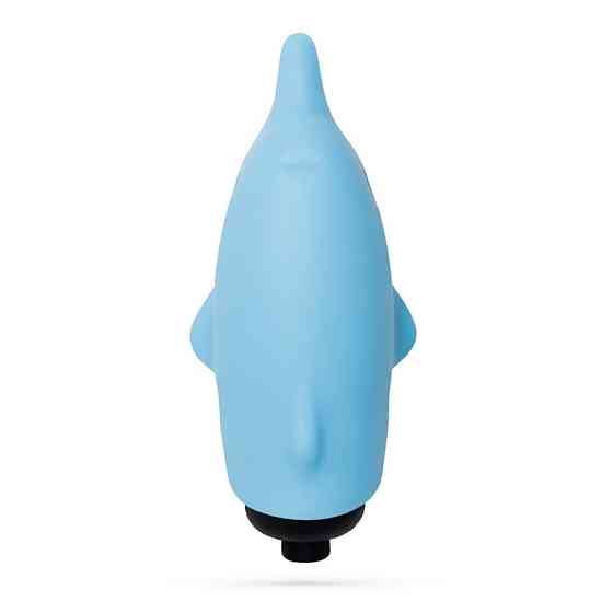 Мини-вибратор в виде дельфина Crushios Dolphin з 10 скоростями, голубой Sex Aura Киев