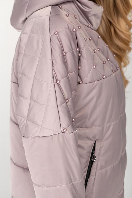 КУРТКА ДЕМІСЕЗОННА ЖІНОЧНА БУСИНКА, 46-54 Р Київ - фото 4