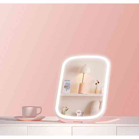 Портативне складне дзеркало для макіяжу Xiaomi DOCO Рожеве Київ