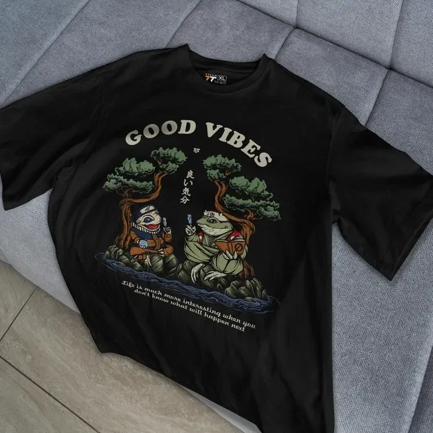 Футболка чоловіча з  принтом Наруто Frog Tale's Розмір 48 Anime1035 Дніпро - фото 3