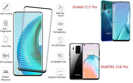 Захисне скло HyperGlass Pro для Oukitel C17 Pro, OUKITEL C18 Pro – максимальна чутливість та захист Київ