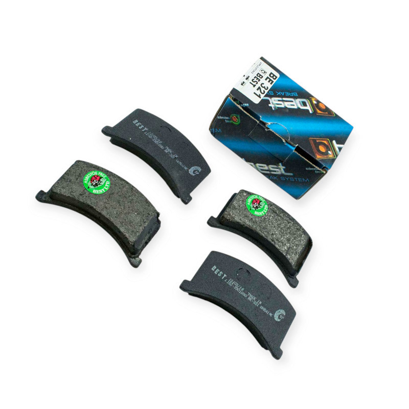 Колодки ЗАЗ 1102-1105 Таврія передні (к-кт 4 шт) гальмівні Мукачево - фото 1