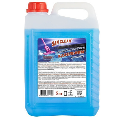 Засіб для миття підлоги San Clean для плитки та кахлю 5 кг (4820003541708) Вінниця - фото 1