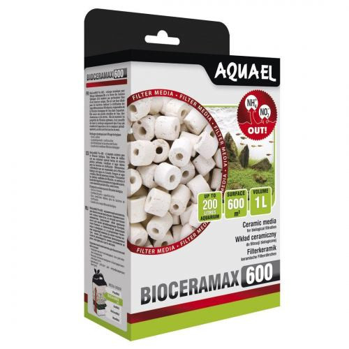 Вкладиш Aquael для фільтра BioCeraMax 600 керамічні кільця 1 л Київ - фото 1
