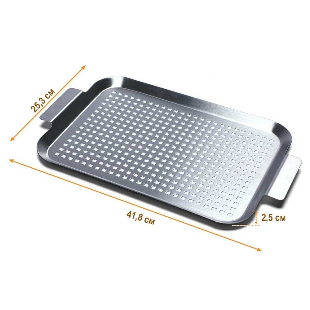 Перфорований вок-деко 41,8 x 2,5 x 25,3 см GRILLI 777625 Код: 013399 Рівне - фото 2