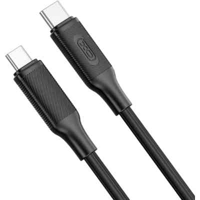 Дата кабель USB-C to USB-C NBQ265B-CC black XO (NB-Q265B-CC.black) Винница