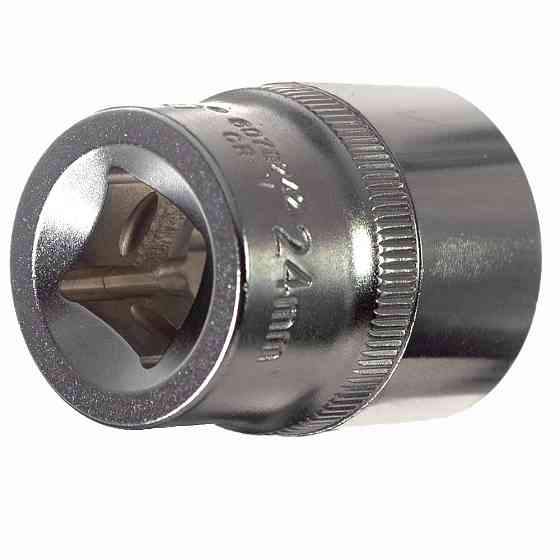 Ultra Насадка шестигранная короткая 1/2" 24мм CrV ULTRA (6070242) Коломыя