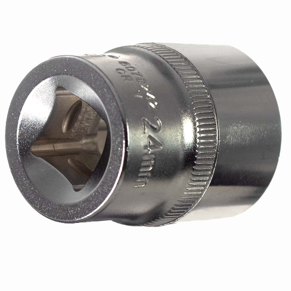Ultra Насадка шестигранная короткая 1/2" 24мм CrV ULTRA (6070242) Коломыя - изображение 4