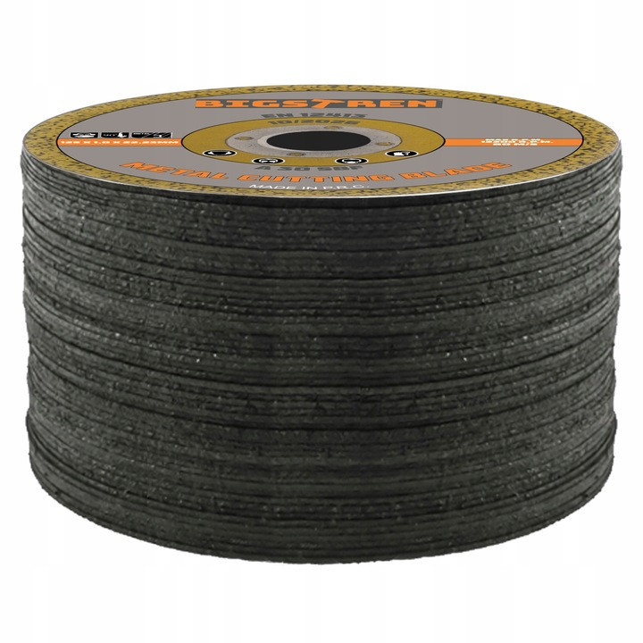 Диск відрізний по металу комплект 50 шт діаметр 12.5 см Bigstren (21639) Нововолинськ - фото 3