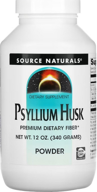 Псилліум (порошок з лушпиння насіння подорожника)Source Naturals Psyllium Husk 340g Київ - фото 1