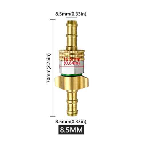 Латунний штуцер M14×1.5 для шланга 8.5 мм з шестигранником 17 мм, перехідник фітинг Київ