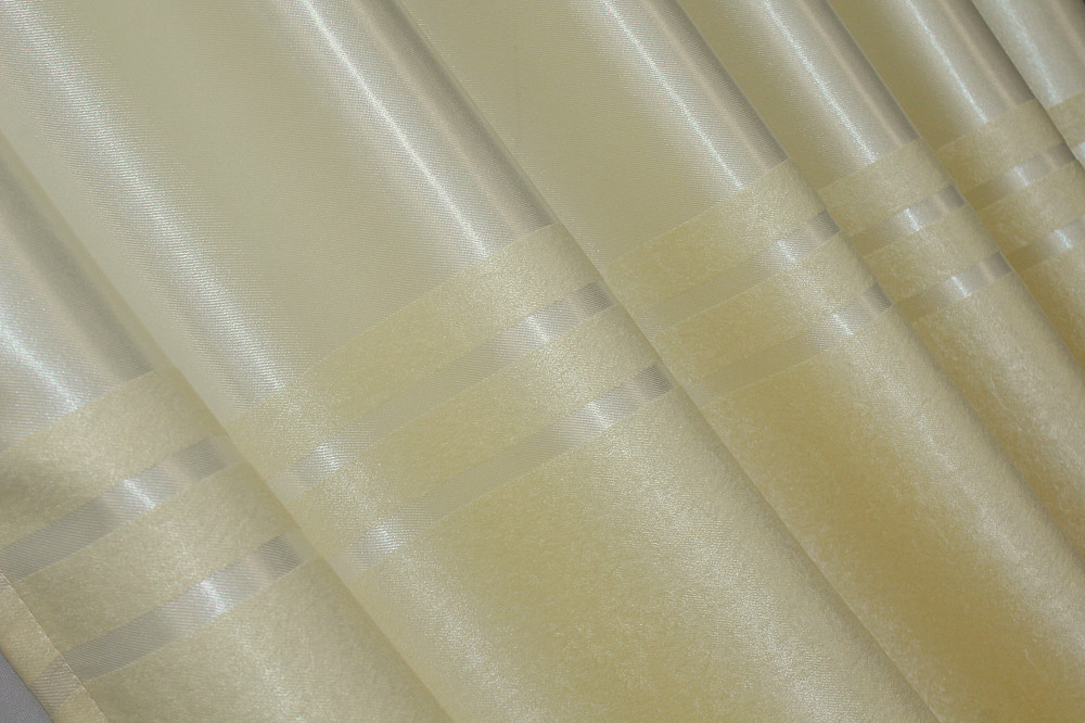 Шторная ткань софт цвет молочный 1381ш Киев - изображение 1