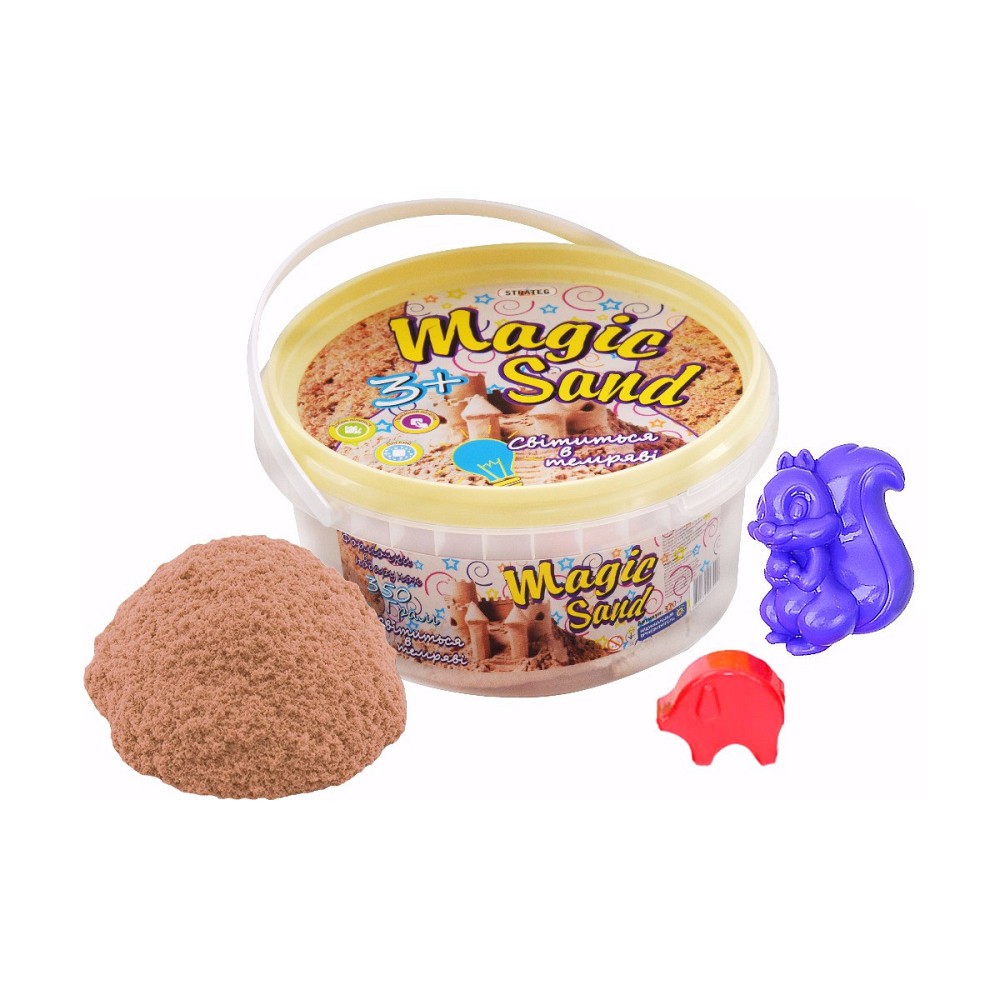 Magic sand класичний, що світиться у темряві, у відрі 0,350 кг, шт Киев - изображение 1