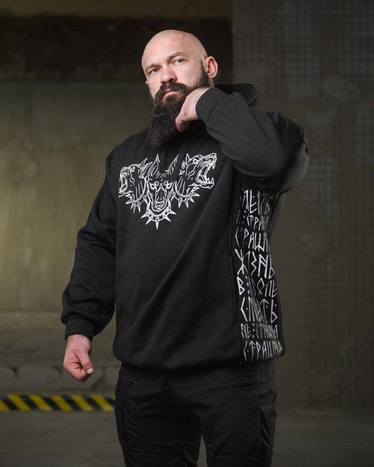 Теплая худи ghetto doberman НП4856 Одесса - изображение 1