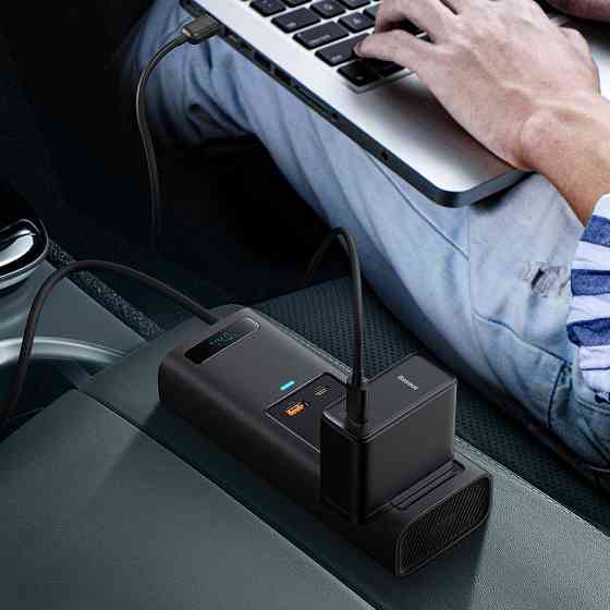 USB-хаб Baseus Lite Series 6-Port Type-C HUB Docking Station (Type-C to HDMI+USB3.0*2+Type-C Data+SD/TF) Black Київ