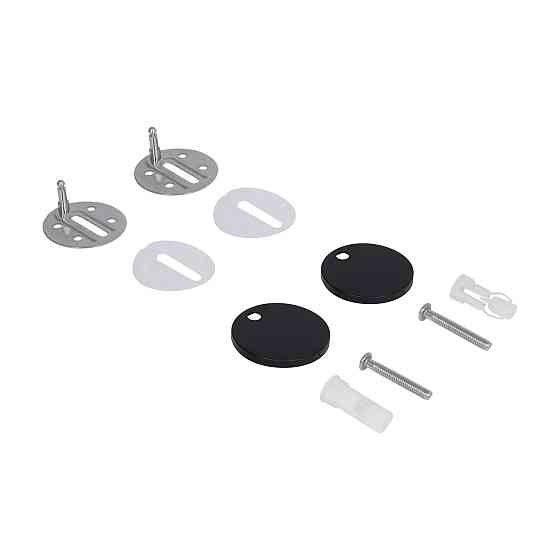 Сидіння для унітаза Qtap (Robin 490) 425x363x50 мм, Matt Black, з мікроліфтом Slim Duroplast, Quick Release QTSC179MB48676 Київ