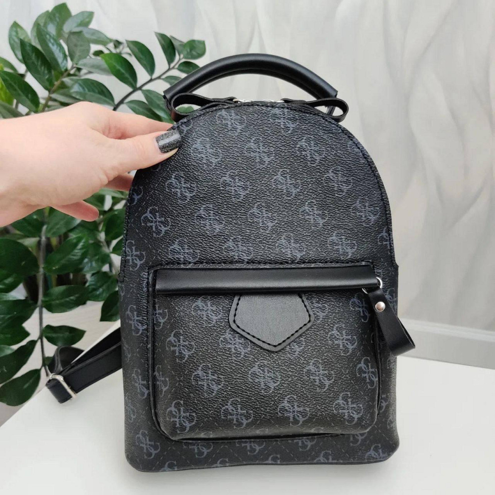 Женский рюкзак классический брендовый. Женский маленький брендовый рюкзак Черный 816 Киев - изображение 6