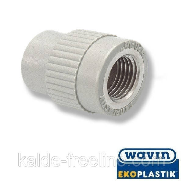 Муфта з внутрішньою різьбою 20х1/2 ВР Wavin ekoplastik Харків - фото 1