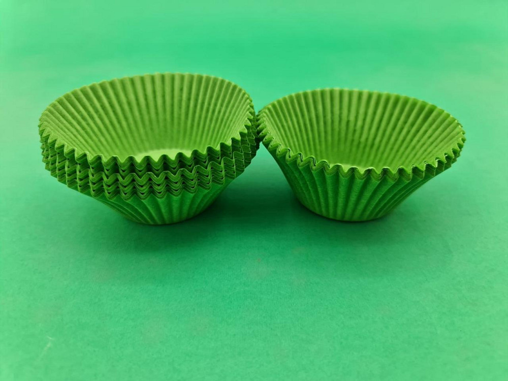 Тартолетка для чізкейк "Кругла зелена"D55 H42,5 (100шт)/140/ (1 уп.) Харків - фото 1