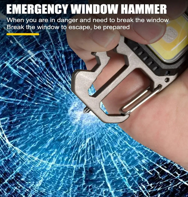 Аккумуляторный LED фонарик-брелок с отвертками Киев - изображение 5