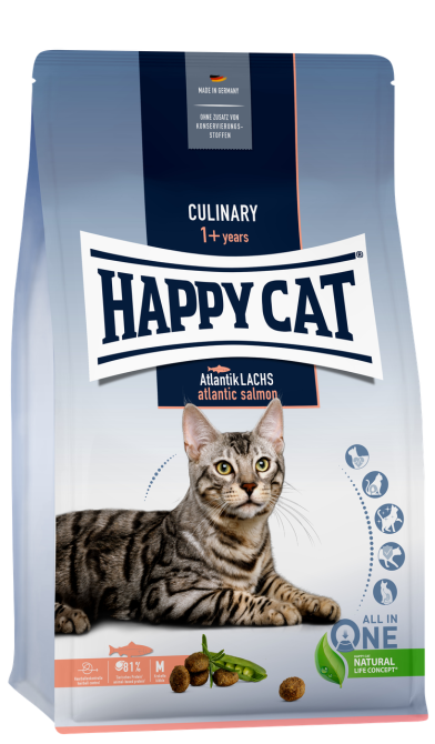 Happy Cat Culinary Atlantik Lachs сухий корм для кішок з лососем, 4 кг Вінниця - фото 1