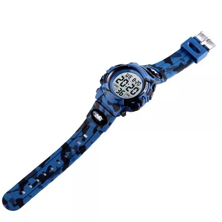 Детские спортивные наручные часы Skmei Kids 1548 (Темно-синий камуфляж) Киев - изображение 9