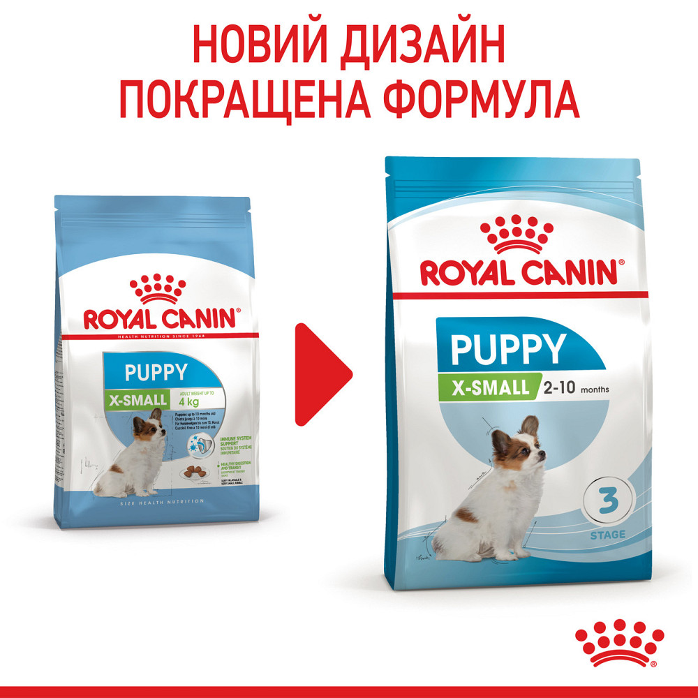 Royal Canin X-Small Puppy (Роял Канін Ікс-смол Паппі) сухий корм для цуценят дуже дрібних порід Запоріжжя - фото 2