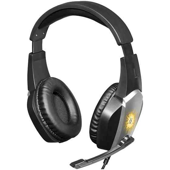 Ігрові навушники Defender X-Skull з мікрофоном і регулятором гучності (Black-Grey) Вінниця