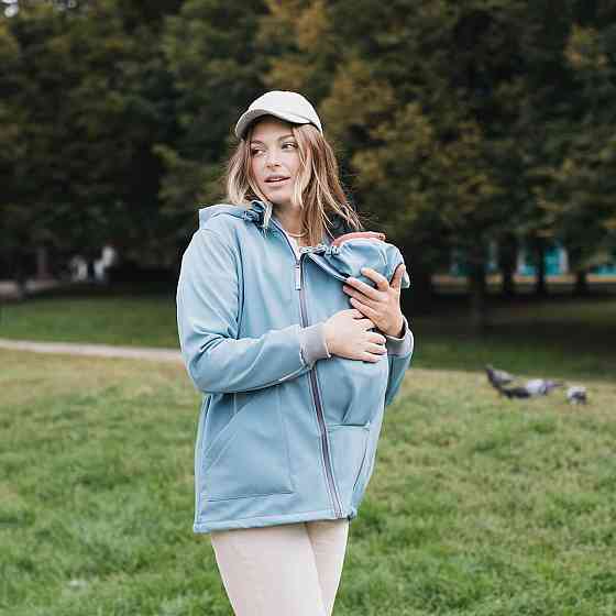Куртка-трансформер Love & Carry Softshell 4 в 1 Блакитний Київ