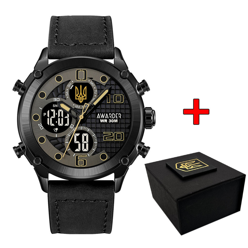 Awarder 017 Тризуб золото All Black Київ - фото 1