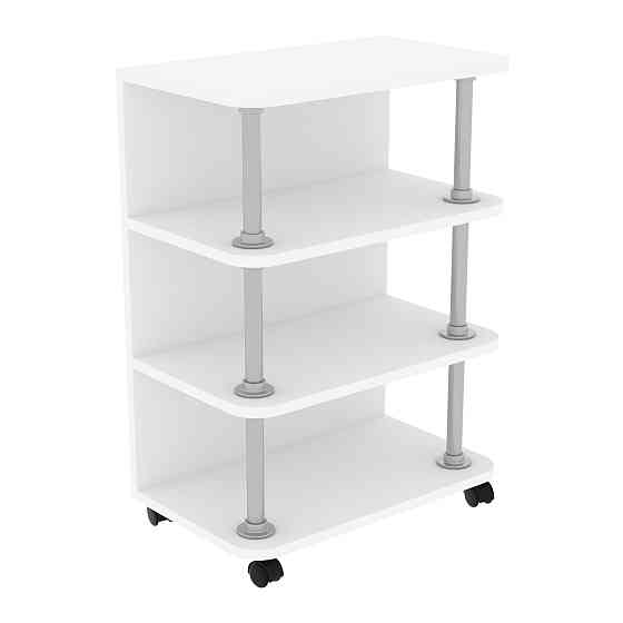 Тумба мобильная ТМ-3, Белый, 500/300/700 Львов