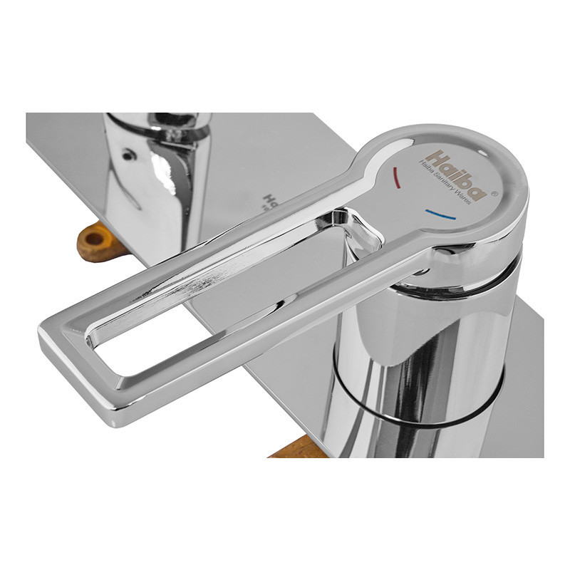 Настінний змішувач для умивальника Haiba Bavariya 001 WALL (HB3961) Харків - фото 2