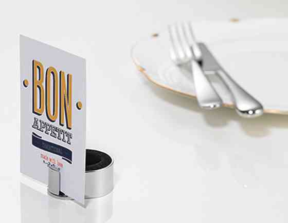 Аксессуар для винной бутылки Troika For party (кольцо + держатель для карт) Ровно