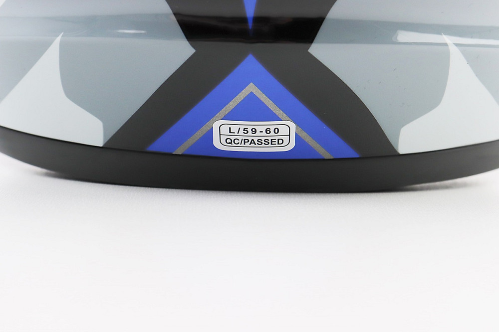 Шолом модуляр, закритий з відкидним підборіддям+відкидні окуляри BLD-159 L (59-60см), ЧОРНО-СИНІЙ Киев - изображение 8