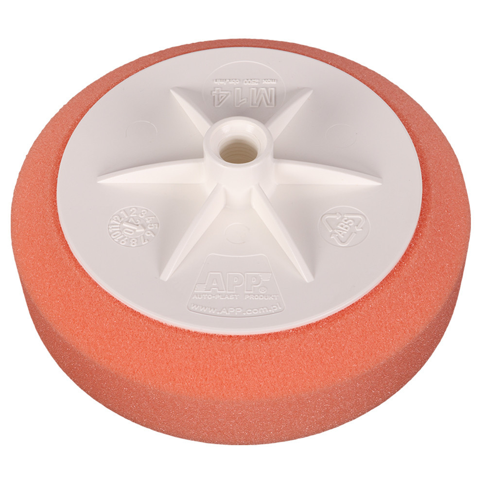 Круг (губка) полірувальний помаранчевий середній Ø150мм М14 50мм APP, 080115 Київ - фото 1
